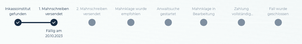 incaseof.law - Klares Dashboard & Tiefgehendes Reporting