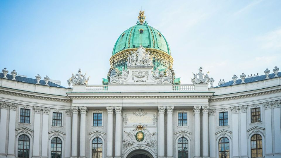 The Vienna Hofburg at Michaelerplatz in daylight